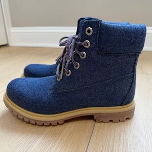 NEW Women’s Timberland 6" Premium Boot (Dark Blue Canvas) size 7